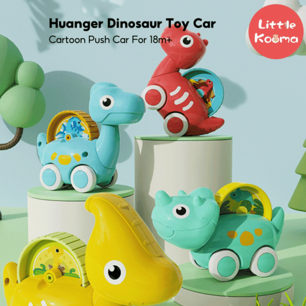 HUANGER DINOSAUR TOY CAR (5 IN 1) - Image 6