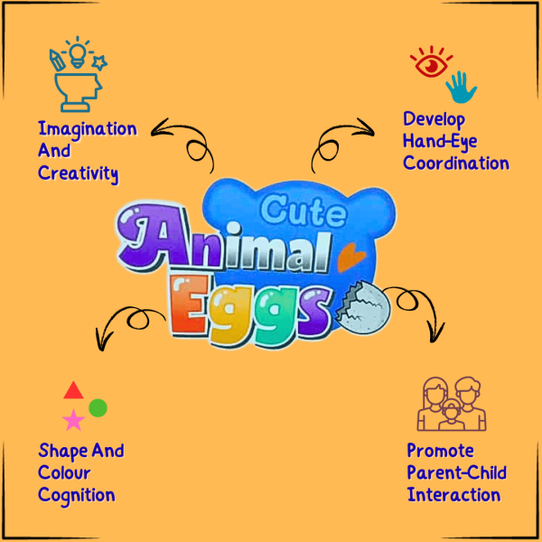 CUTE ANIMAL EGG 6 in 1 - Image 2