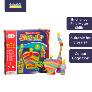 SAND ART (3 Art Designs) - Play And Display 5Y+