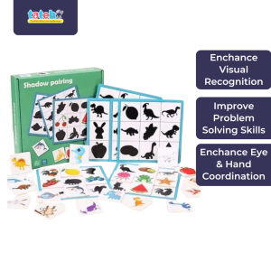 Montessori Shadow Pairing Puzzle – Boost Memory & Motor Skills