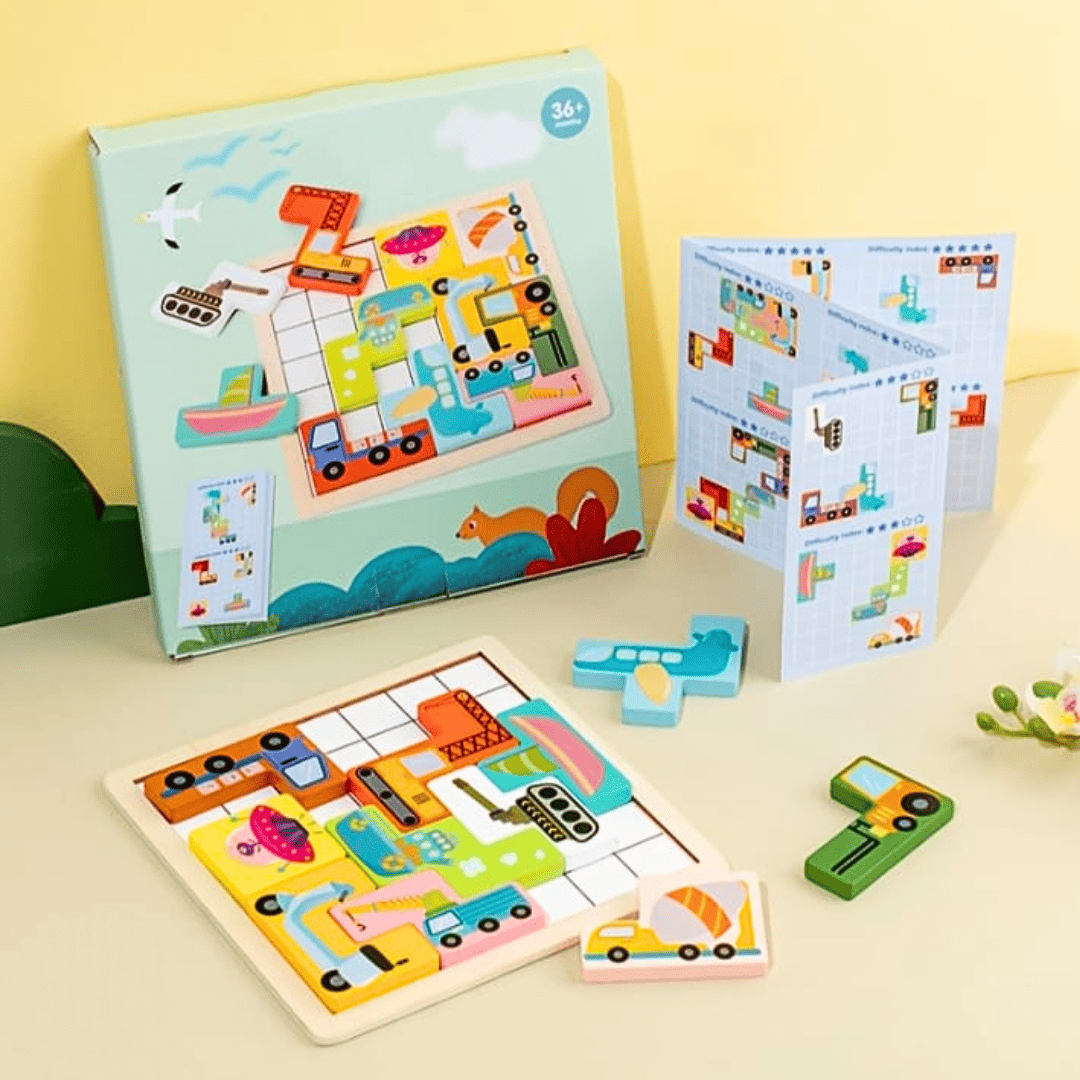 Brain-Boosting 3D Montessori Puzzle – Fun Learning Toy for Kids - Image 2