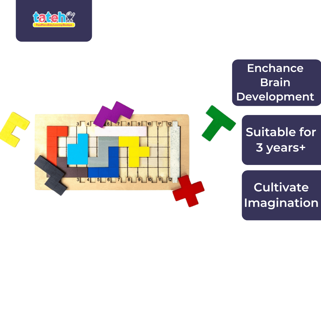 Katamino Puzzle – Montessori Brain-Boosting Game (Kidana Method)