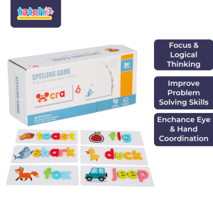 Montessori Alphabet Spelling Game – Belajar Huruf & Ejaan Dengan Cara Seronok!