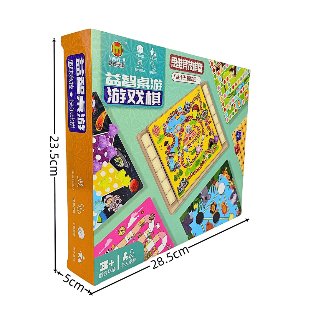 8-in-1 Learning Board Game Set – Animal Chess, Jungle Adventure, Ludo & Banyak Lagi! - Image 6