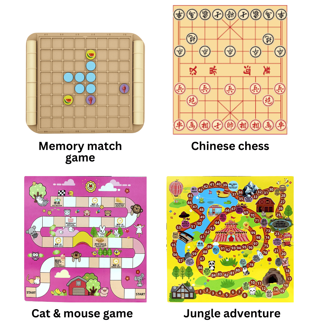 8-in-1 Learning Board Game Set – Animal Chess, Jungle Adventure, Ludo & Banyak Lagi! - Image 4