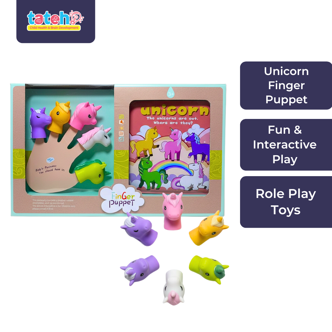 Unicorn Finger Puppet Toy | Mainan Edukasi Role Play
