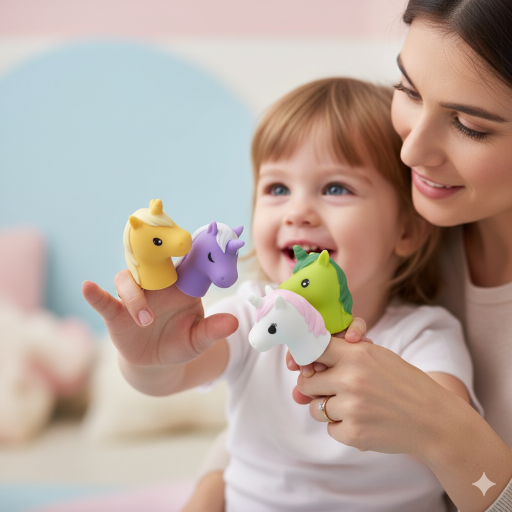 Unicorn Finger Puppet Toy | Mainan Edukasi Role Play - Image 4